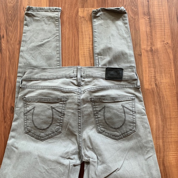 True Religion Grey Skinnies - Picture 2 of 2